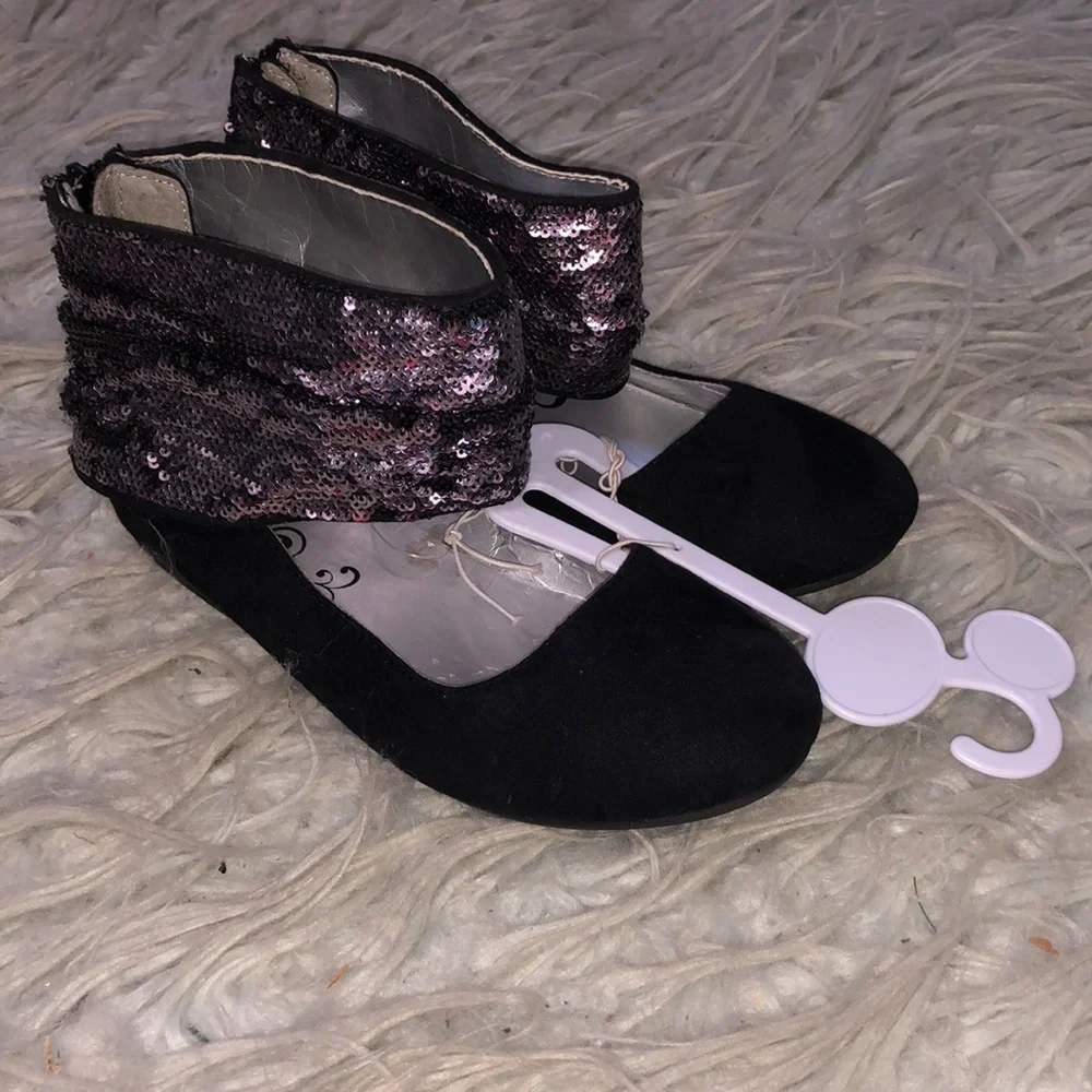 The Children Place girls sequins flats